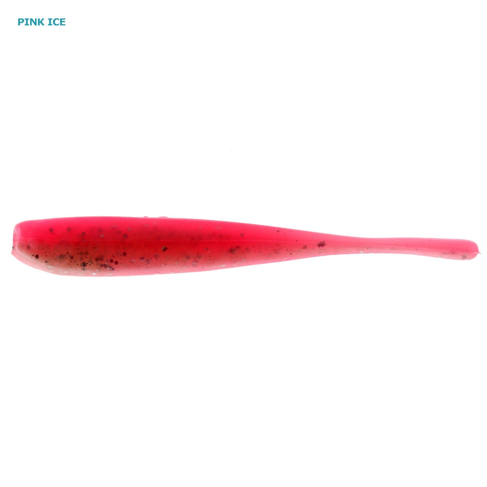 Berkley PowerBait Pro Twitchtail Minnow Soft Bait 8cm Pink Ice