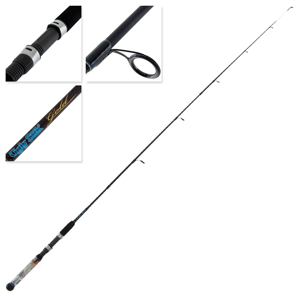Ugly Stik Gold Travel Spinning Rod 6ft 2-4kg 3pc
