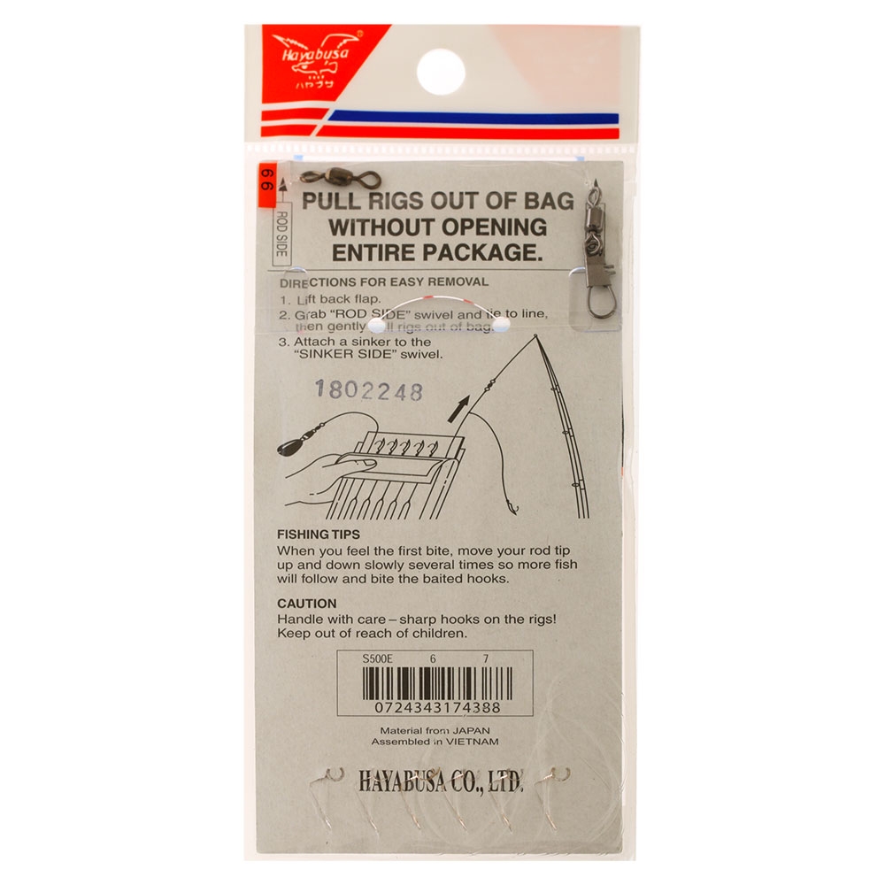 Hayabusa S500E MF Sabiki Rig Size 6