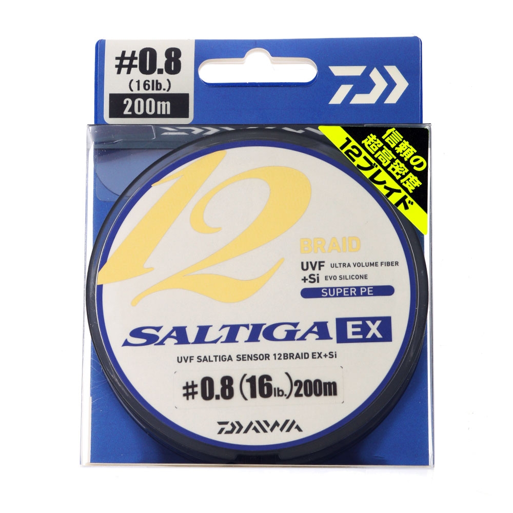 Daiwa Saltiga EX 12 Braid 200m PE0.8 16lb