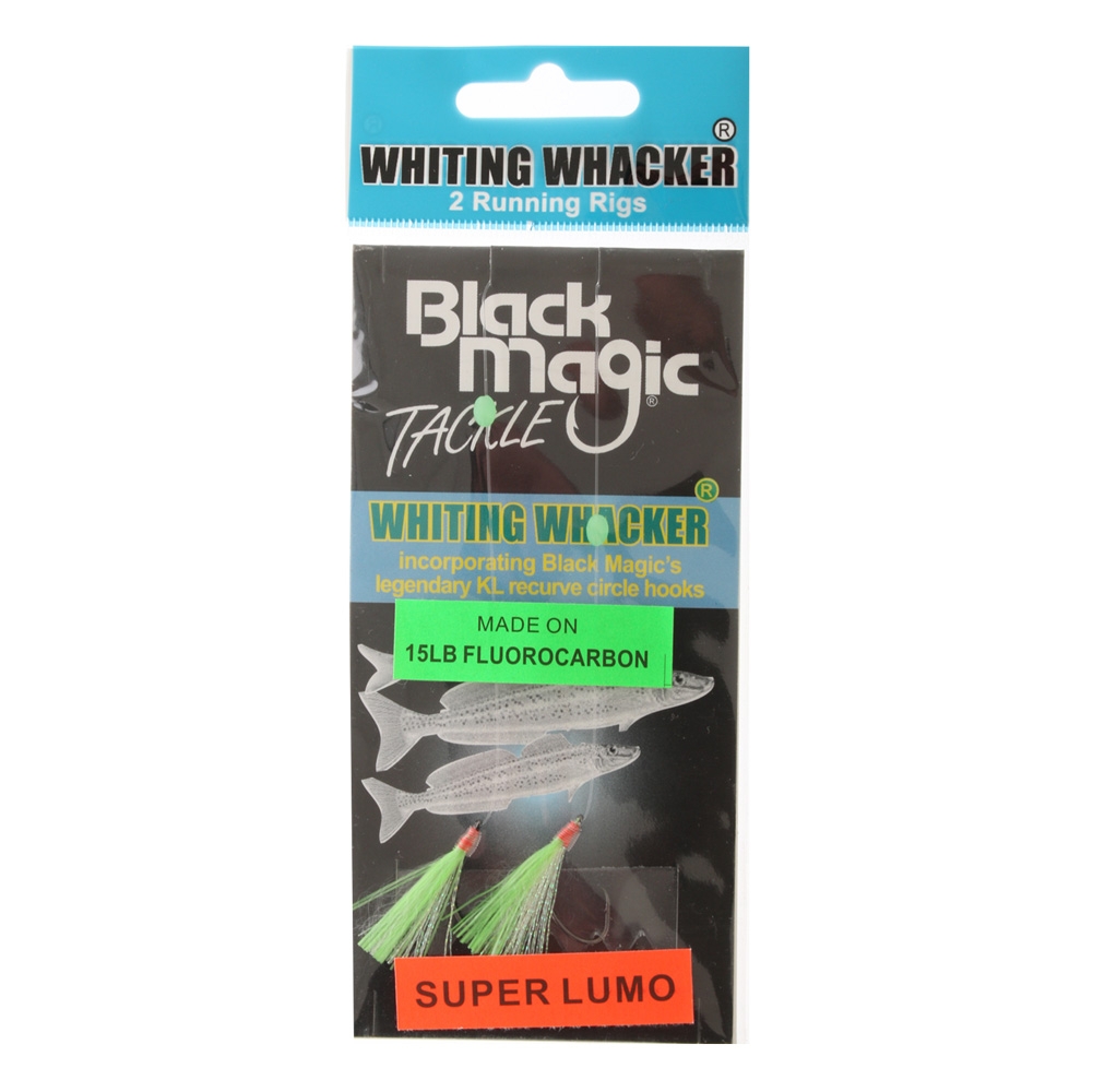 Black Magic Whiting Whacker Flasher Rigs Super Lumo