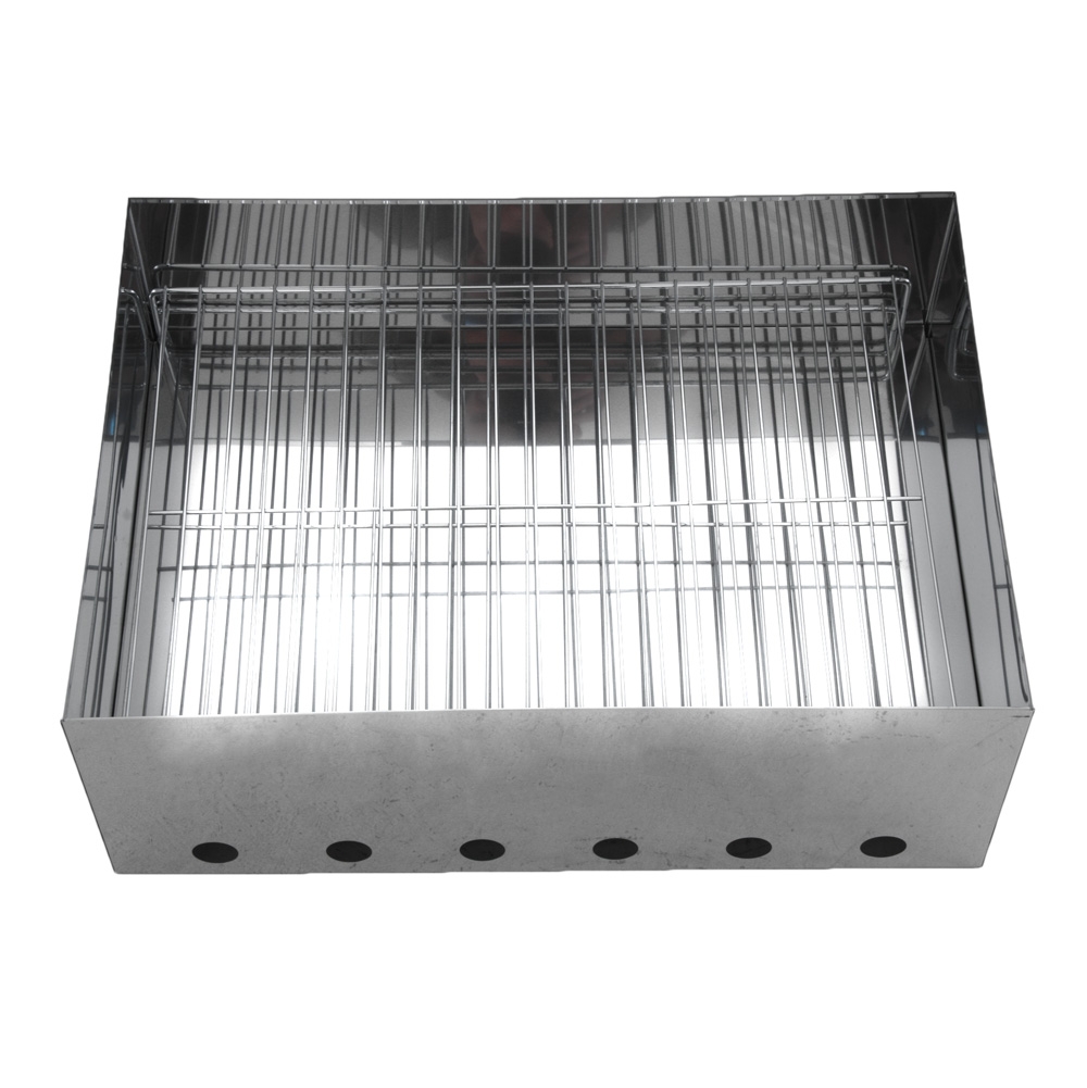 Kiwi Sizzler 2-Tray Stainless Steel Portable Smoker Large