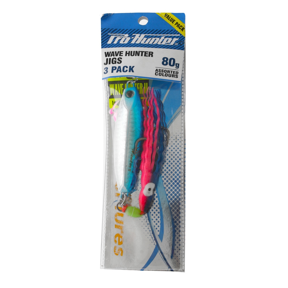 Pro Hunter Wave Hunter Slow Pitch Jig 3-Pack 80g