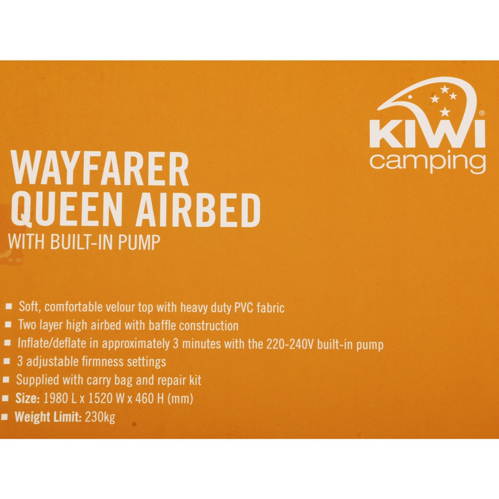 Kiwi Camping Wayfarer Queen Airbed