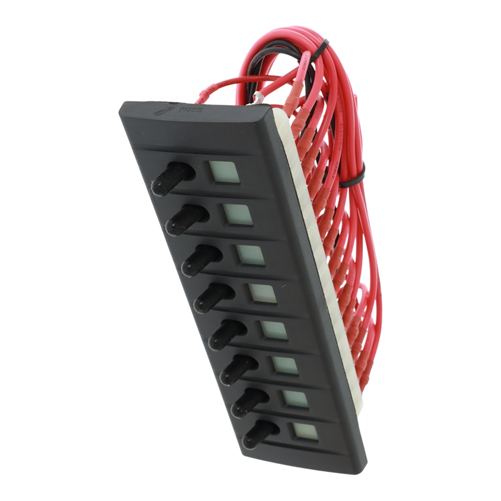 Connex 8 Way Backlit Marine Switch Panel
