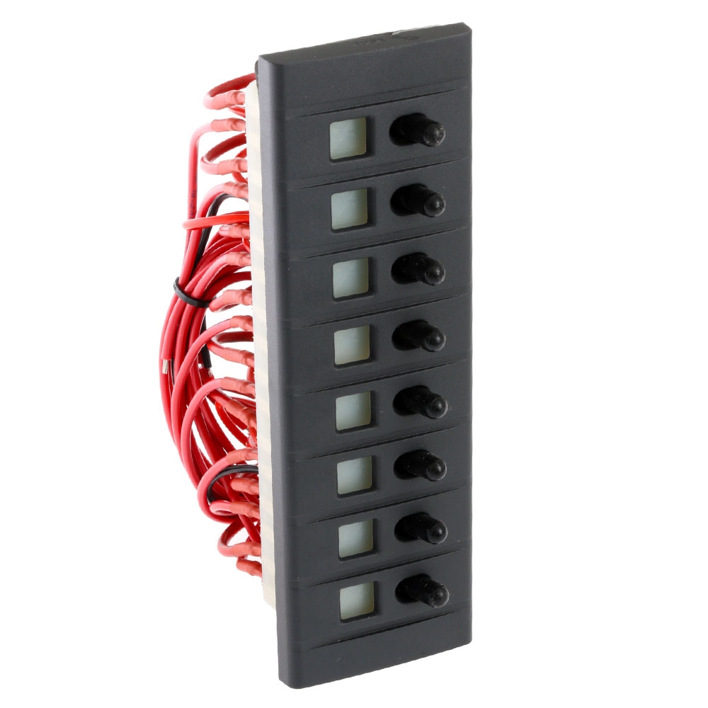 Connex 8 Way Backlit Marine Switch Panel