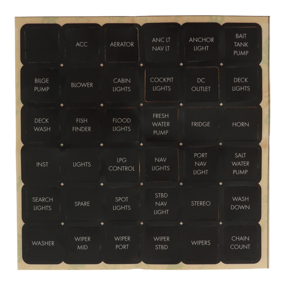 Connex 8 Way Backlit Marine Switch Panel
