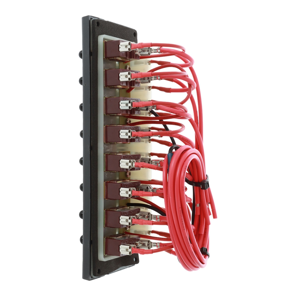 Connex 8 Way Backlit Marine Switch Panel
