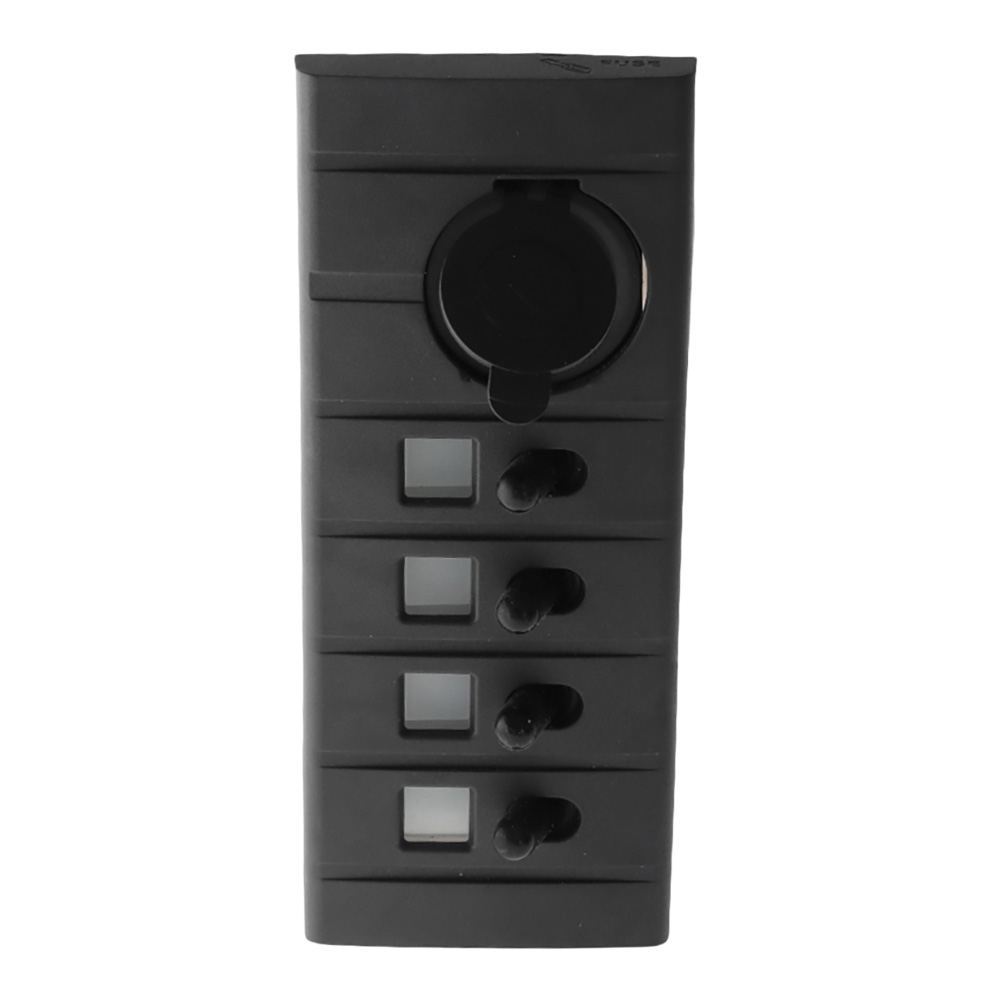 Connex 4 Way Plus Backlit Marine Switch Panel with USB Socket