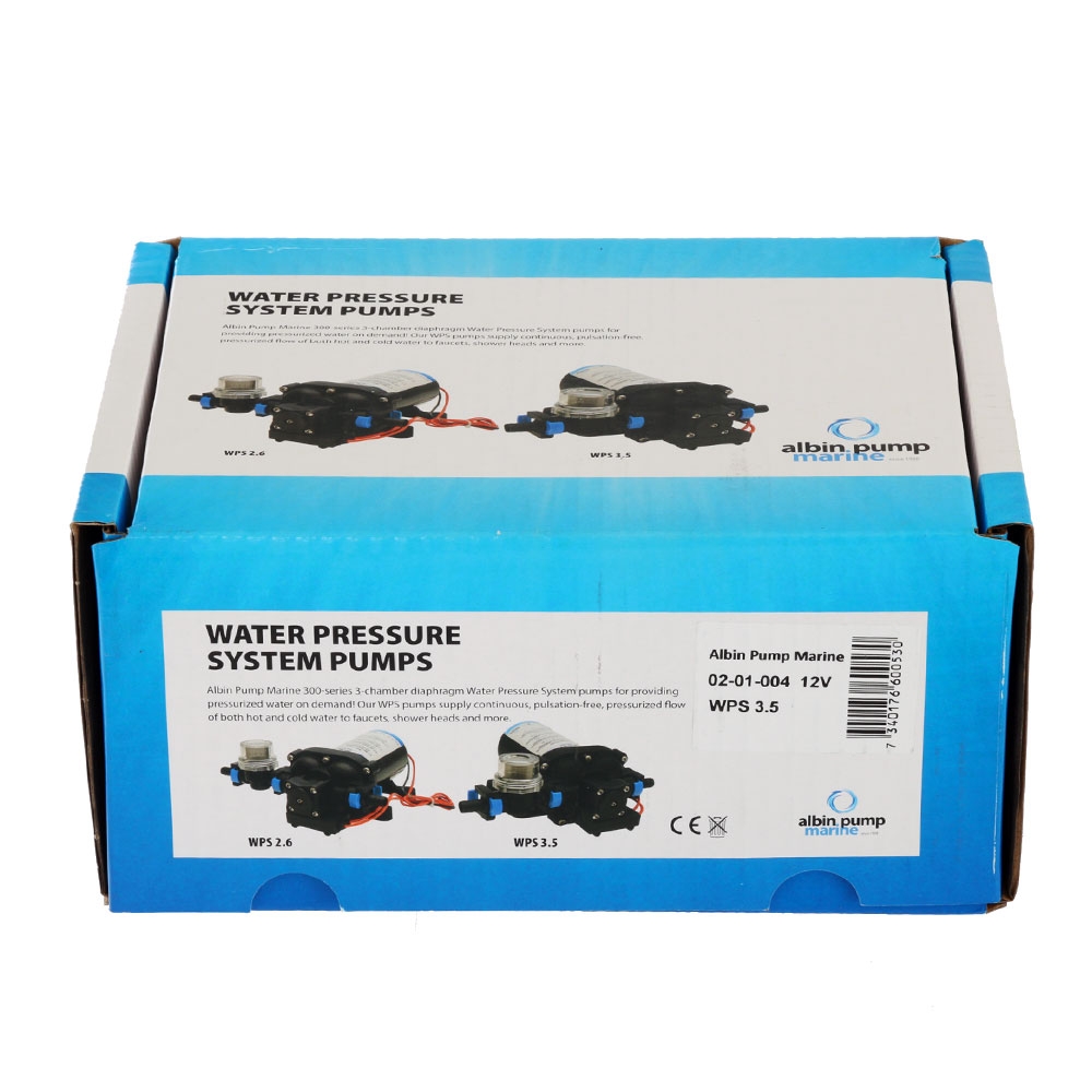 Albin Pump Marine Water Pressure System Pump 3.5GPM 12V