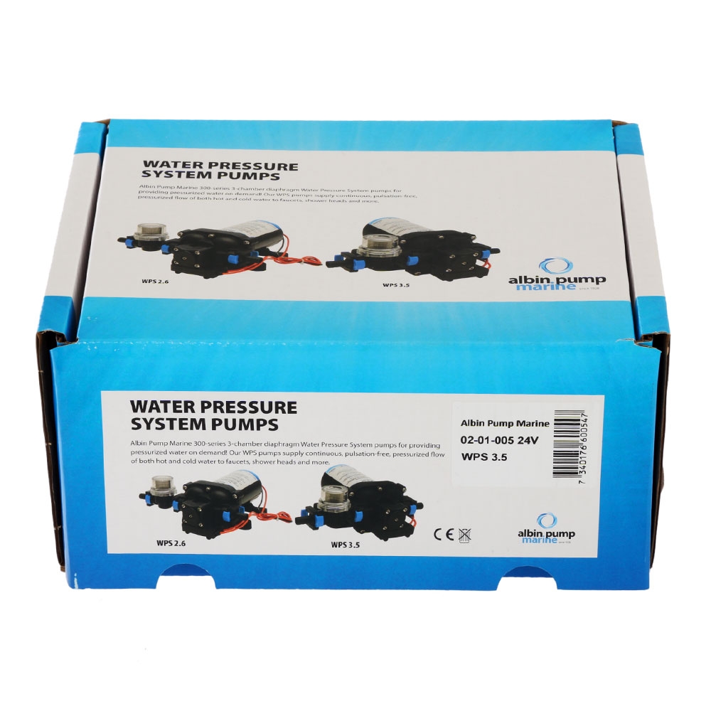 Albin Pump Marine Water Pressure System Pump 3.5GPM 24V
