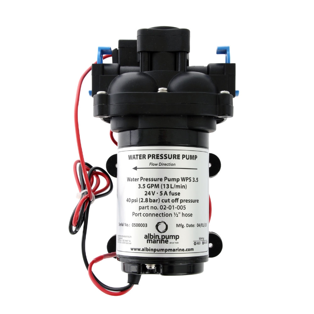 Albin Pump Marine Water Pressure System Pump 3.5GPM 24V
