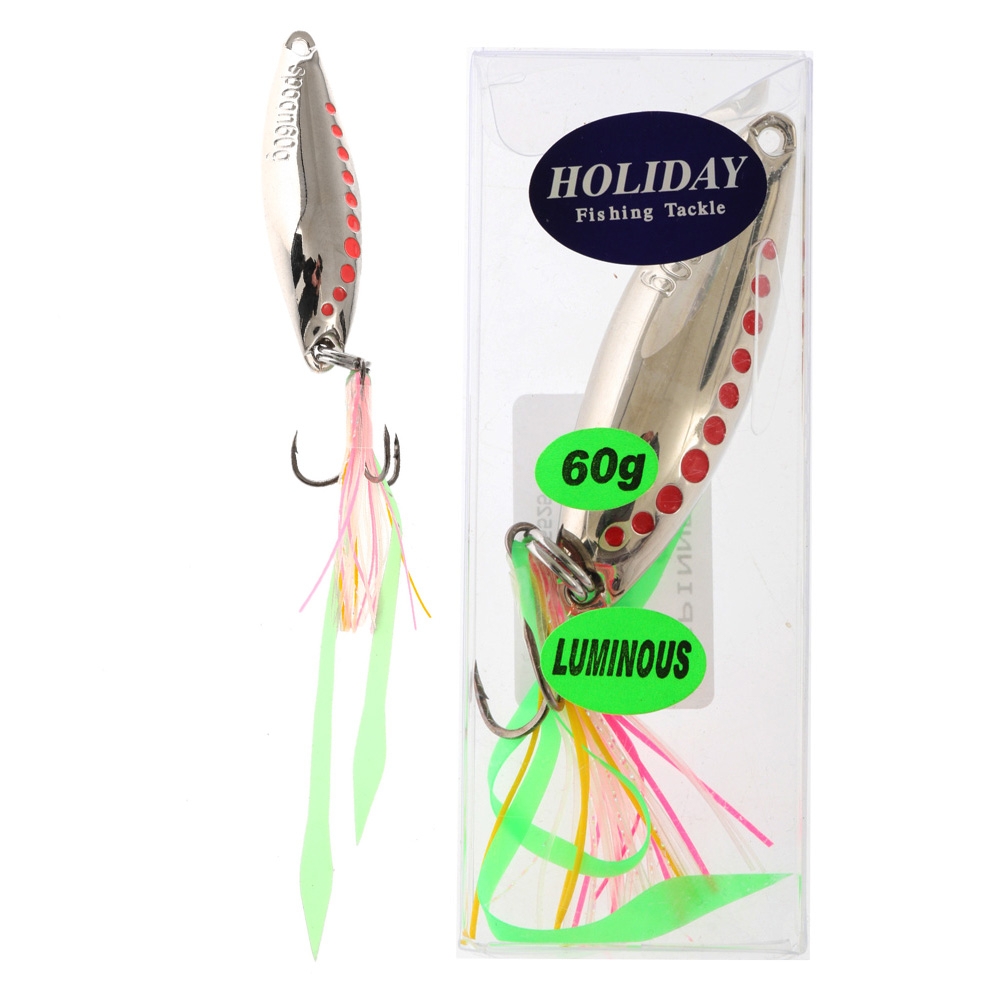 Holiday Spoon Lure with Lumo Skirt 60g