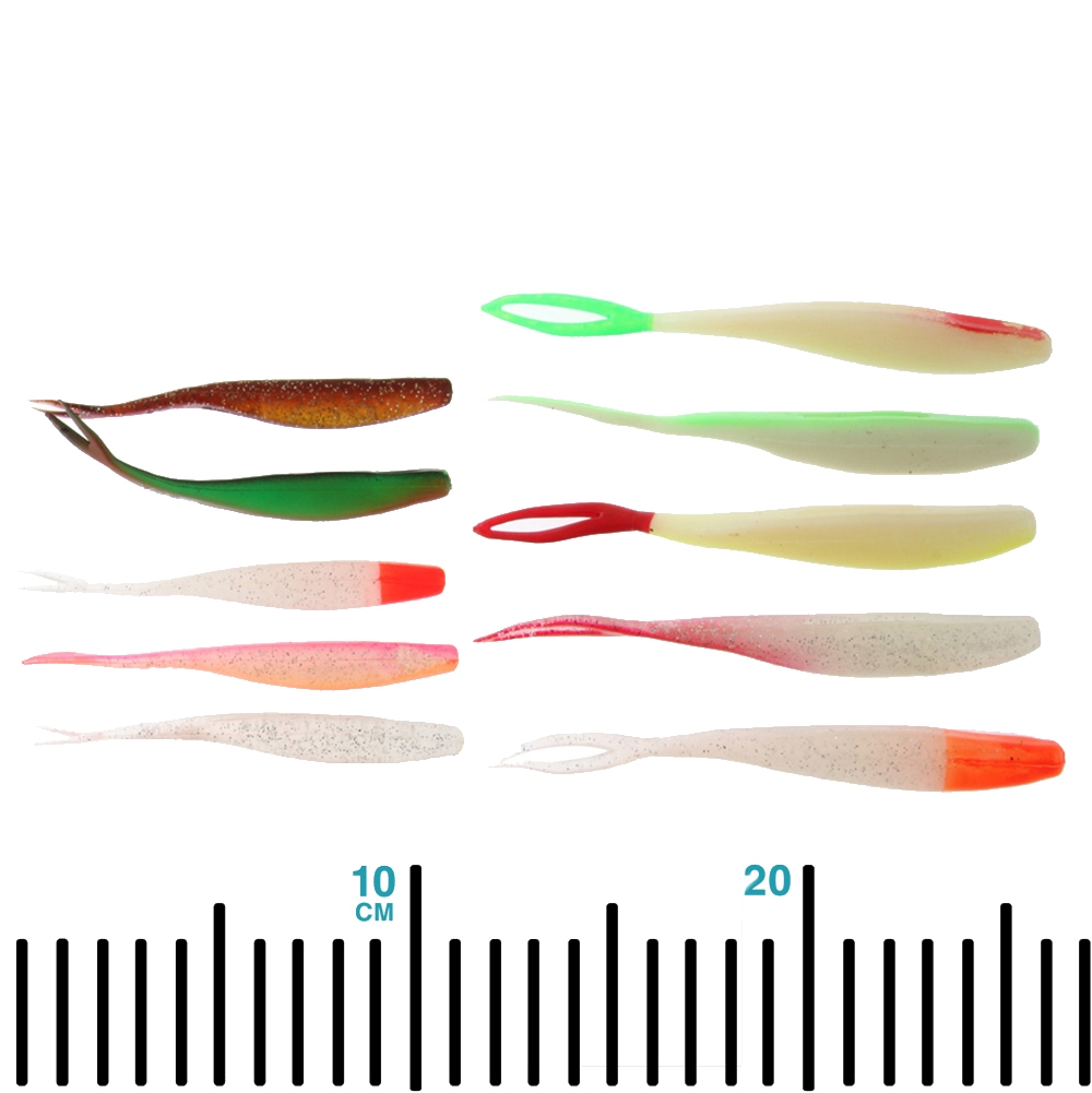 Lumo Soft Bait Pack 3in/4in Qty 10