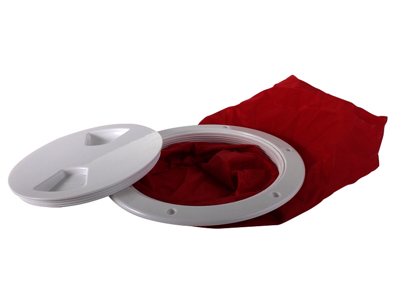 Waterproof Inspection Port / Hatch with Bag White 152mm