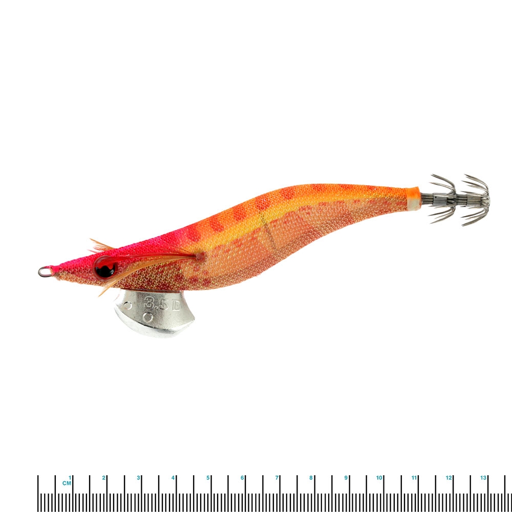 Yamashita EGI OH Deep Live Squid Jig 3.5 22.5g Keimura Orange