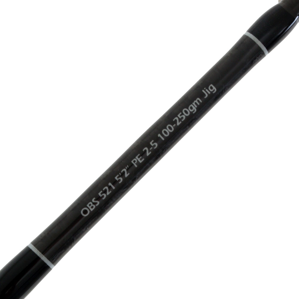 Accurate Obsidian Overhead Light Jigging Rod 5ft 2in 100-250g 1pc