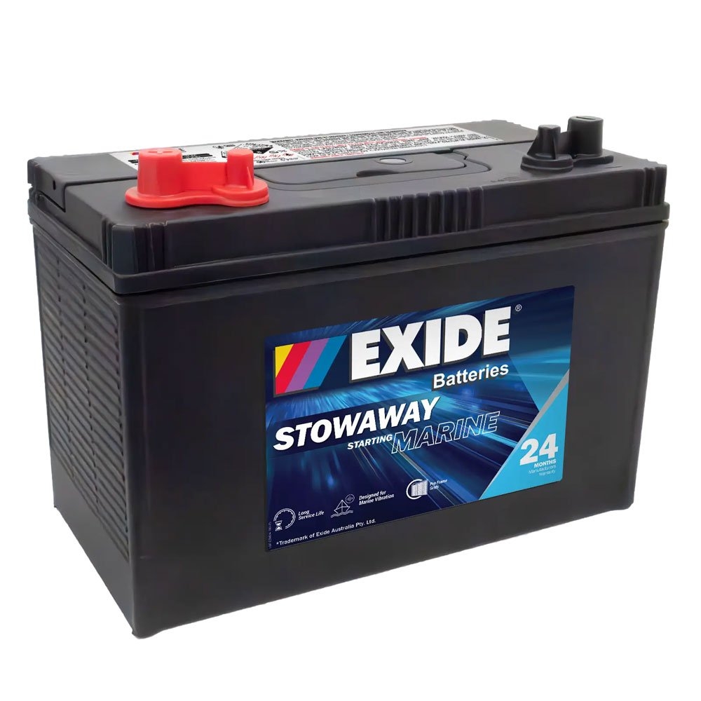 Exide MSST31 Marine Stowaway Starting Battery 12V 105Ah