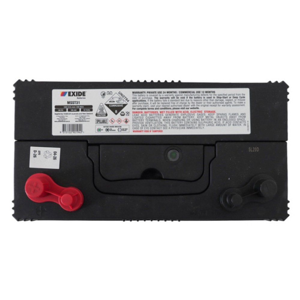 Exide Marine Stowaway Starting Battery 12V