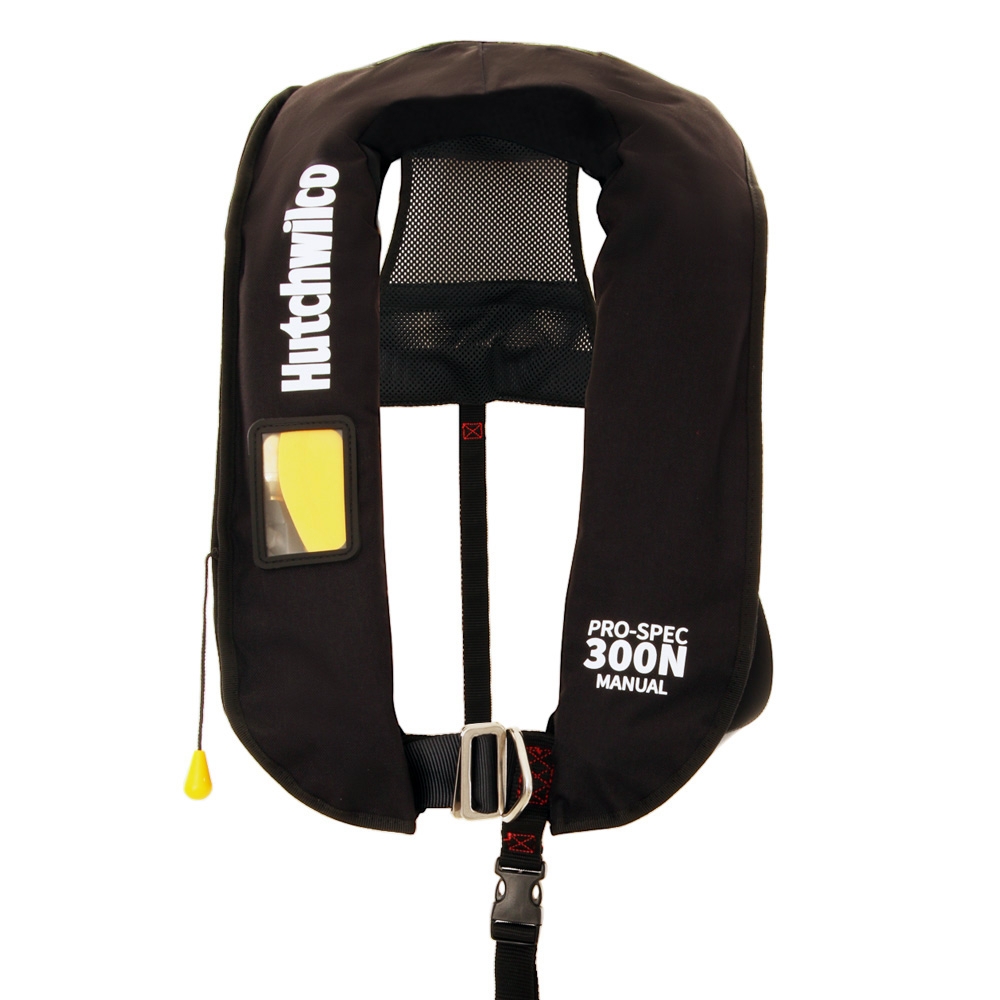 Hutchwilco Pro-Spec 300N Manual Inflatable Life Jacket with Deck Harness