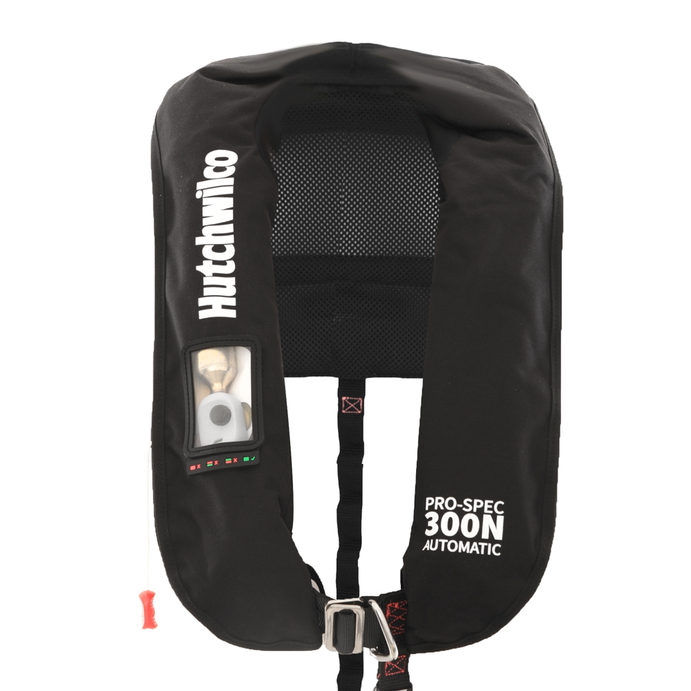 Hutchwilco Pro-Spec 300N Automatic Inflatable Life Jacket with Deck Harness
