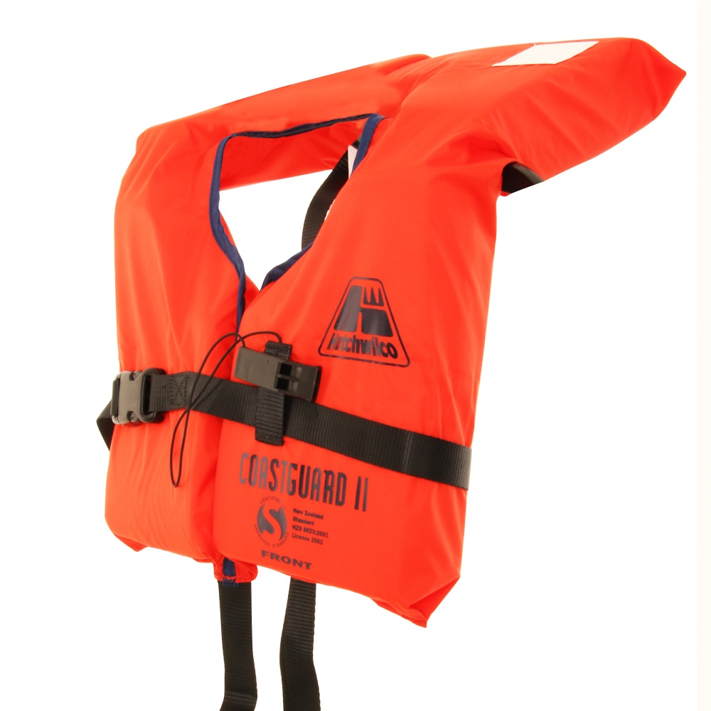 Hutchwilco Coastguard II Kids Life Jacket with Whistle S