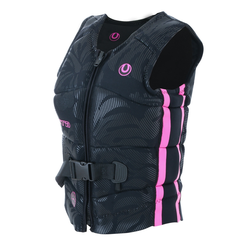 Ultra Session Neoprene Level 50 Womens Life Vest Black/Pink 12
