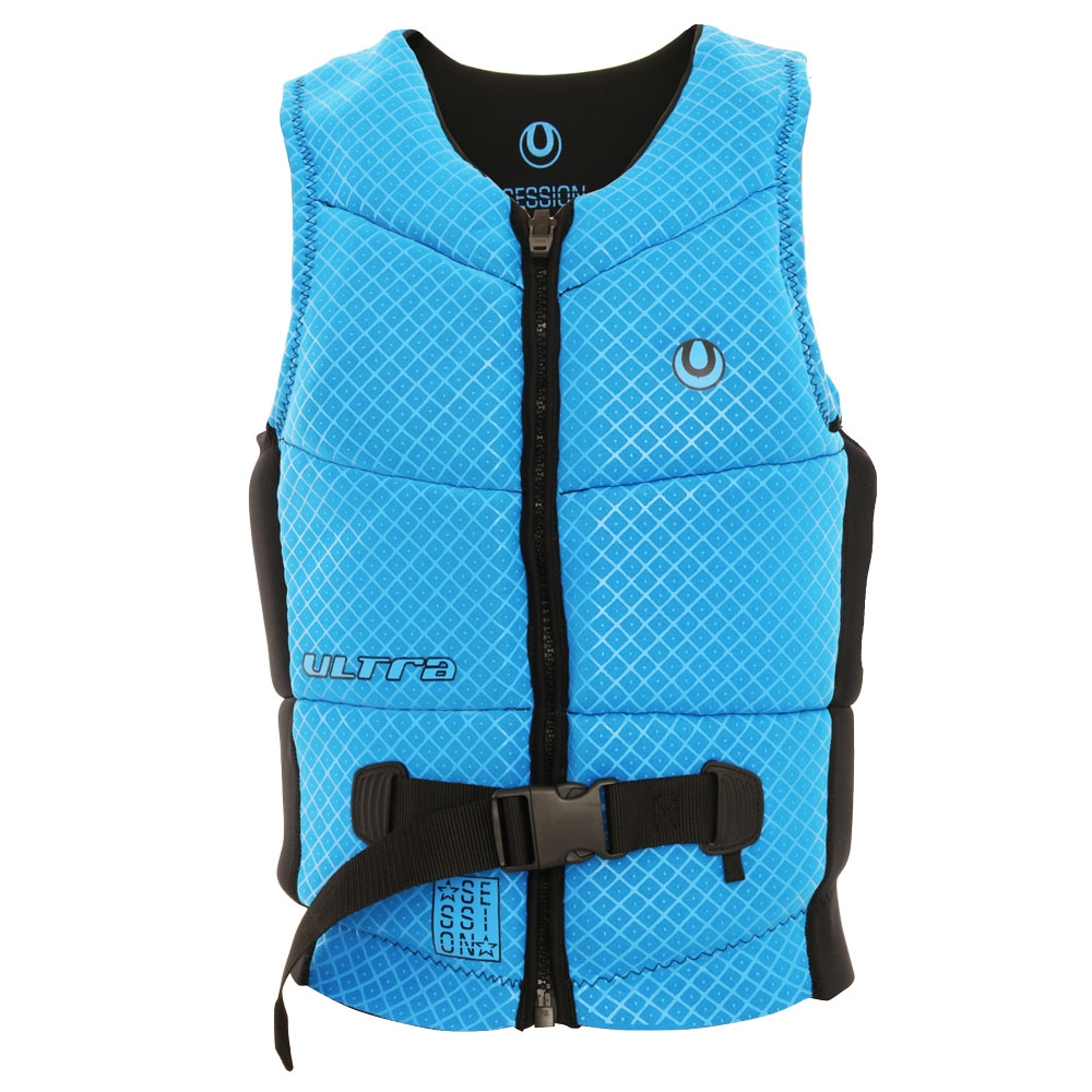 Ultra Session Neoprene Level 50 Mens Life Vest Blue M