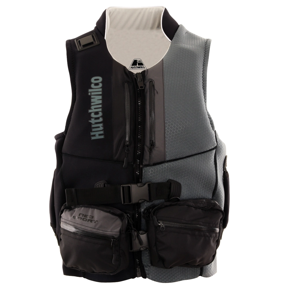 Hutchwilco Neo Sport Life Vest Black/Charcoal Medium Hutchwilco Neo Sport Life Vest Black/Charcoal Medium
