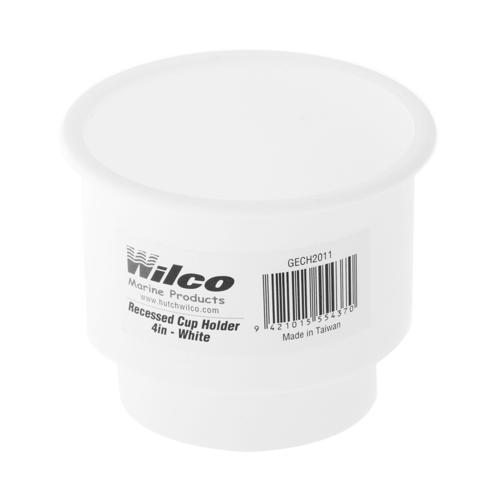 Wilco Recessed Drink Holder White
