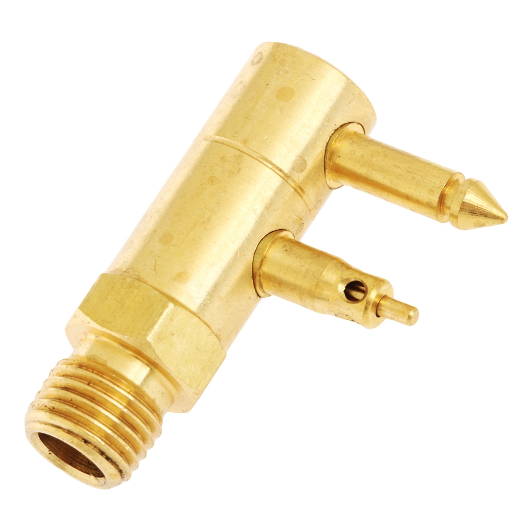 Wilco Johnson/Evinrude Fuel Tank Connector 2 Prong 1/4in Brass