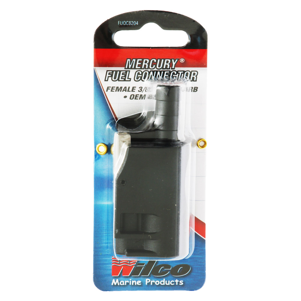 Wilco Mercury/Honda Female Fuel Hose Connector 2-Prong 3/8in Barb Tank End