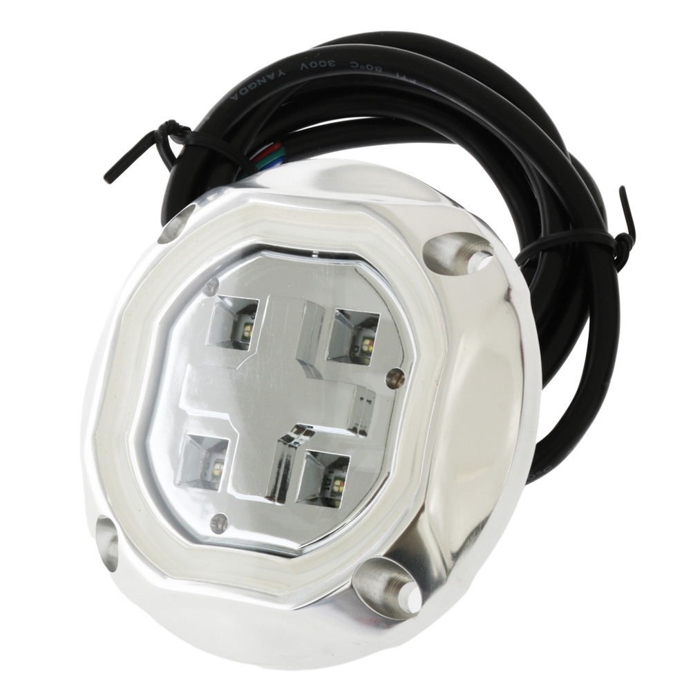 Wilco Multicolour HD Round Aluminium Underwater RGBW LED Light