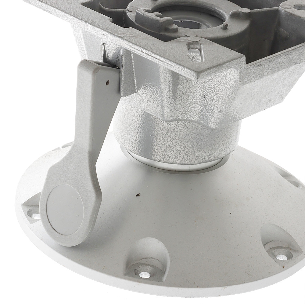 Eastsun Aluminium Fixed Boat Seat Pedestal with Swivel Lock 6in