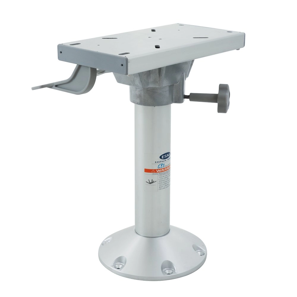 Eastsun Aluminium Fixed Boat Seat Pedestal with Manual Slider 18in Eastsun Aluminium Fixed Boat Seat Pedestal with Manual Slider 18in