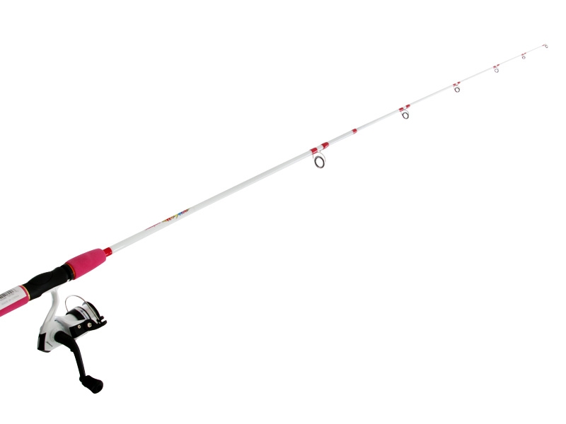 Shakespeare Kids Hot Rod Spinning Combo with Line Pink 6ft 2-4kg 2pc