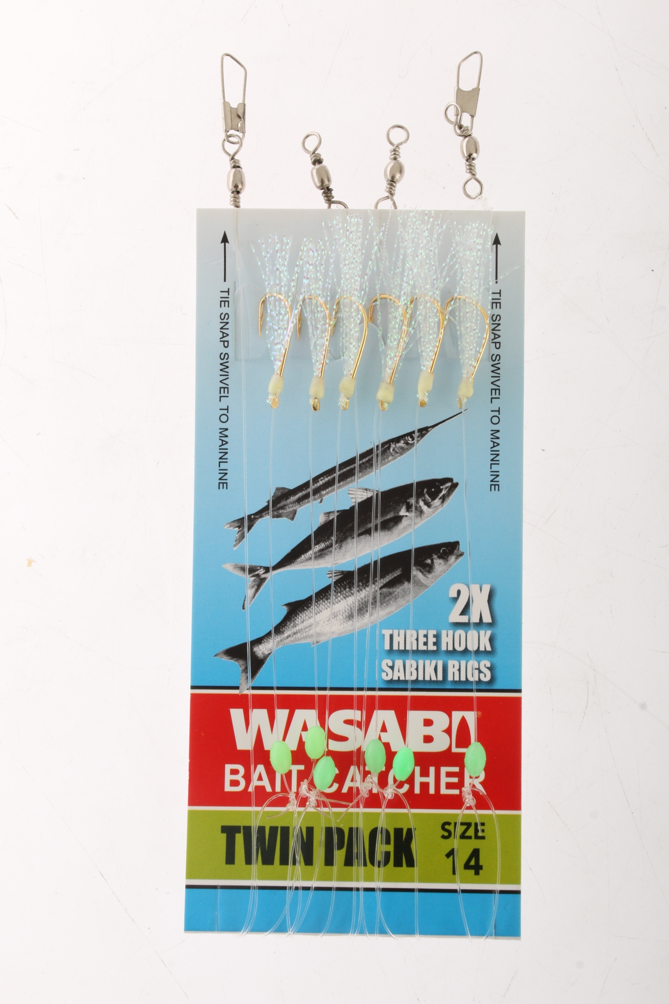 Wasabi Tackle Sabiki Bait Catcher Rig Twin Pack