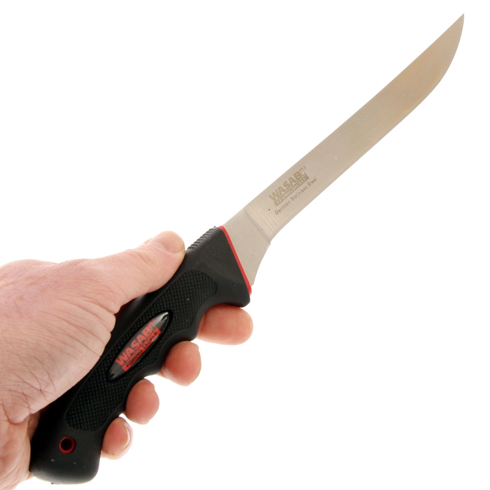 Wasabi Tackle Stainless Steel Fillet Knife 20cm Wasabi Tackle Stainless Steel Fillet Knife 20cm