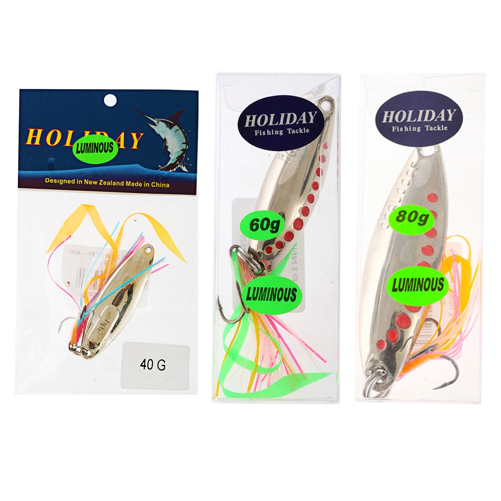 Holiday Spoon Lure with Lumo Skirt