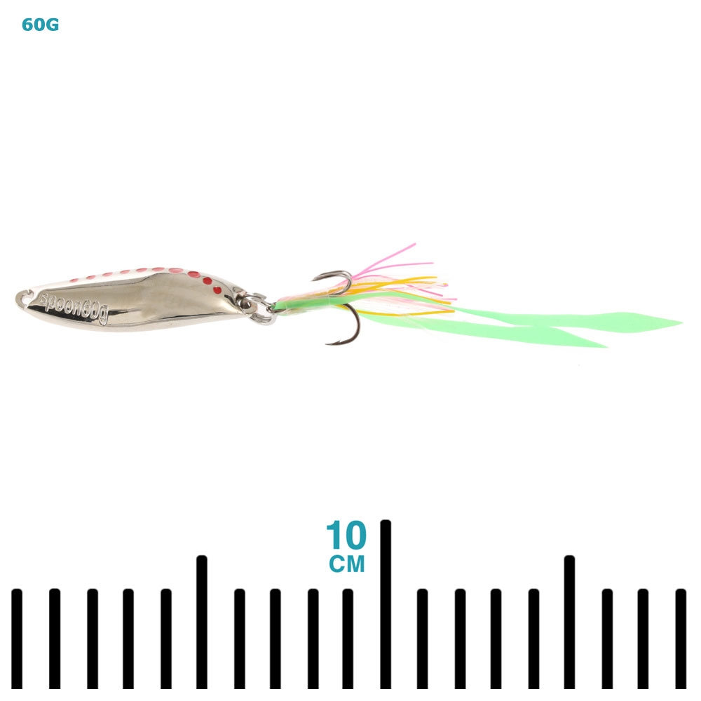 Holiday Spoon Lure with Lumo Skirt