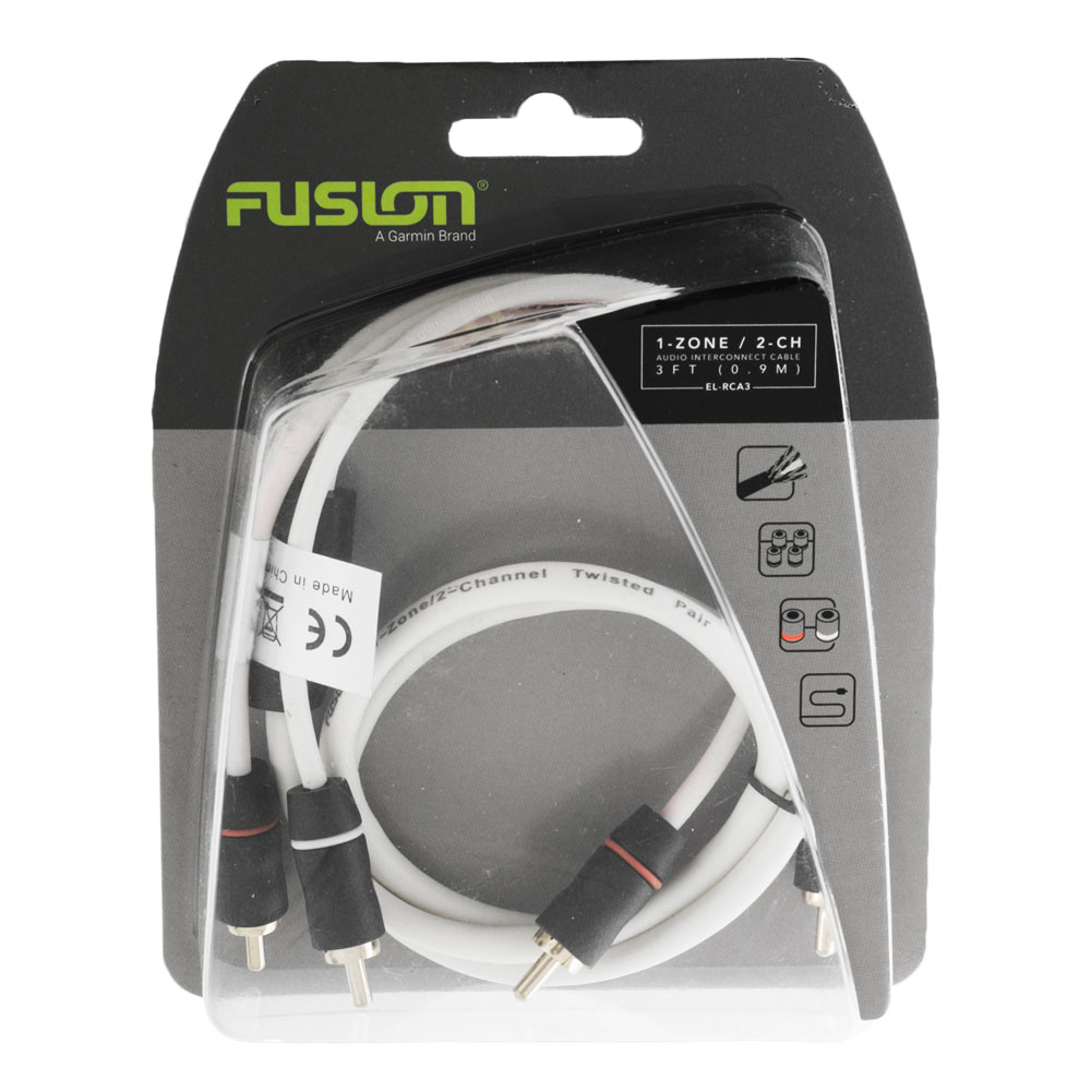 Fusion EL-RCA3 Standard 2-Way RCA Cable 0.9m