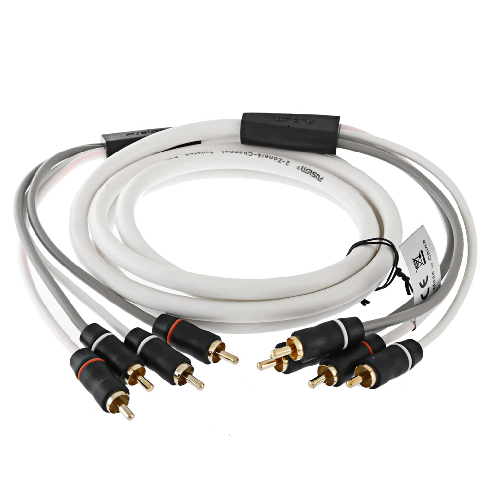 Fusion EL-FRCA6 Standard 4-Way Twisted RCA Cable 1.8m