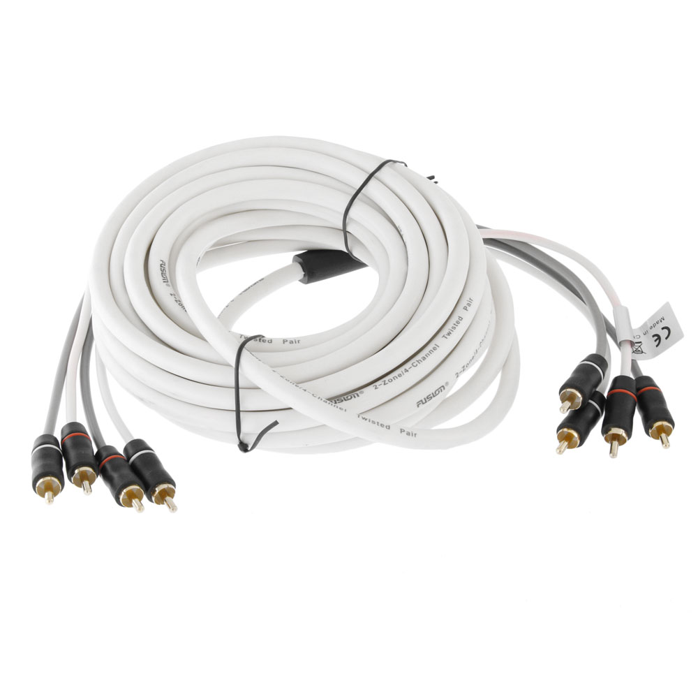 Fusion EL-FRCA25 Standard 4-Way RCA Cable 7.6m