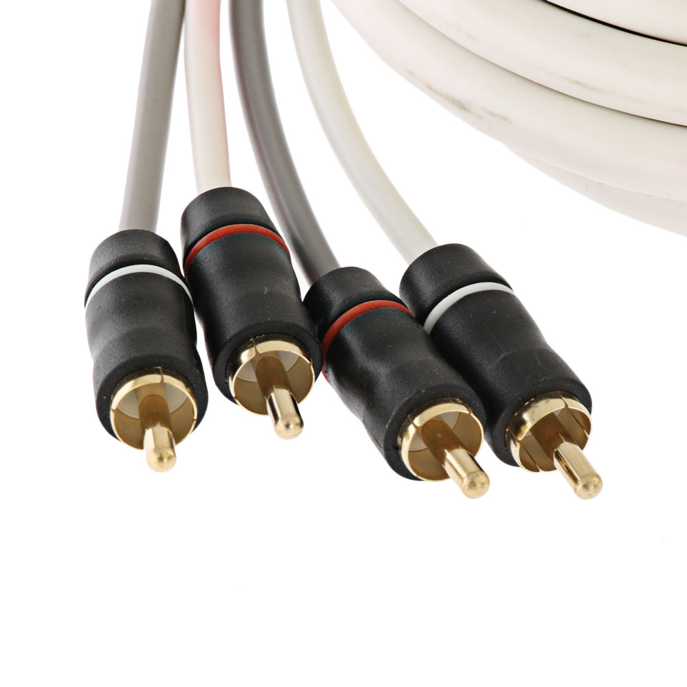 Fusion EL-FRCA25 Standard 4-Way RCA Cable 7.6m