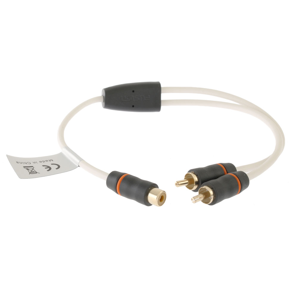 Fusion EL-RCAYM Standard RCA Splitter Cable 1x Female to 2x Male
