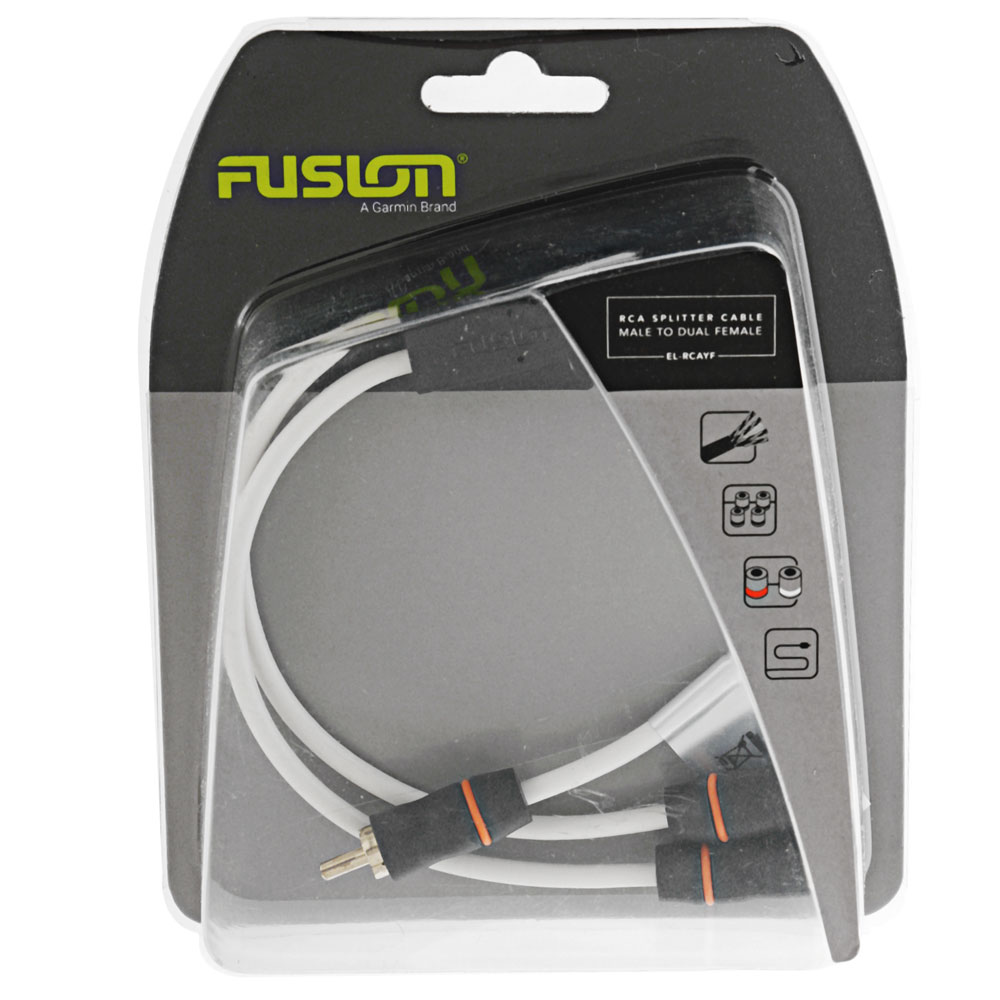 Fusion EL-RCAYF Standard RCA Splitter Cable 2x Female to 1x Male