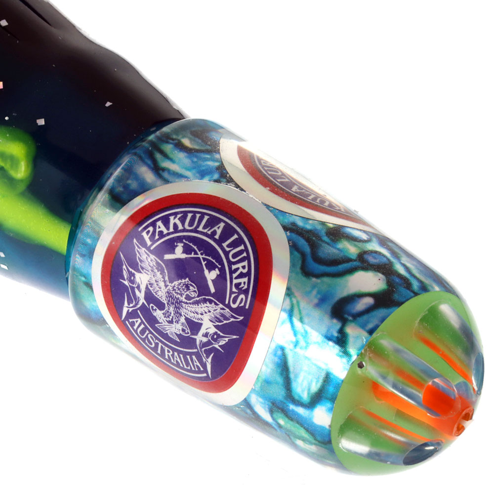 Pakula Paua Jet Bullet Game Lure - Unrigged 26.5cm Arc Angel Lumo