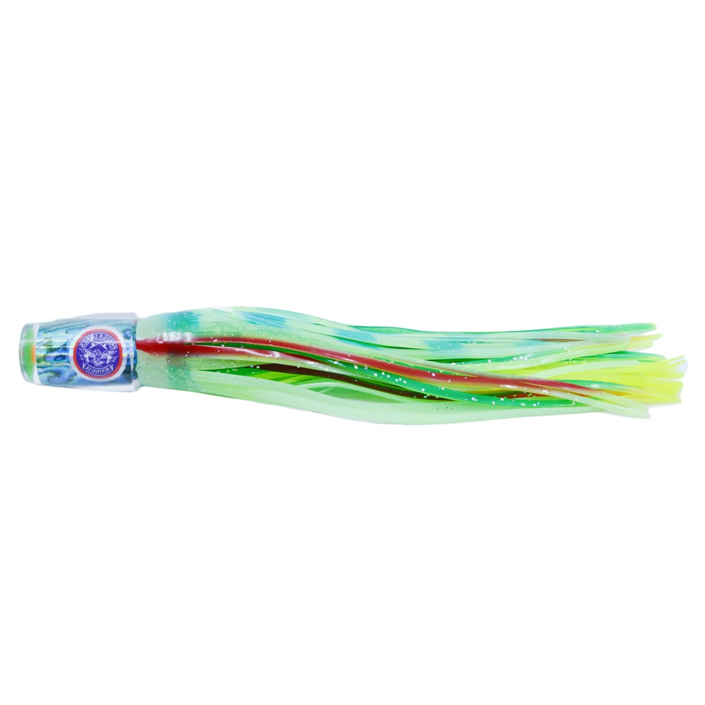 Pakula Paua Hothead Mini Sprocket Game Lure 200mm - Unrigged Lumo Green