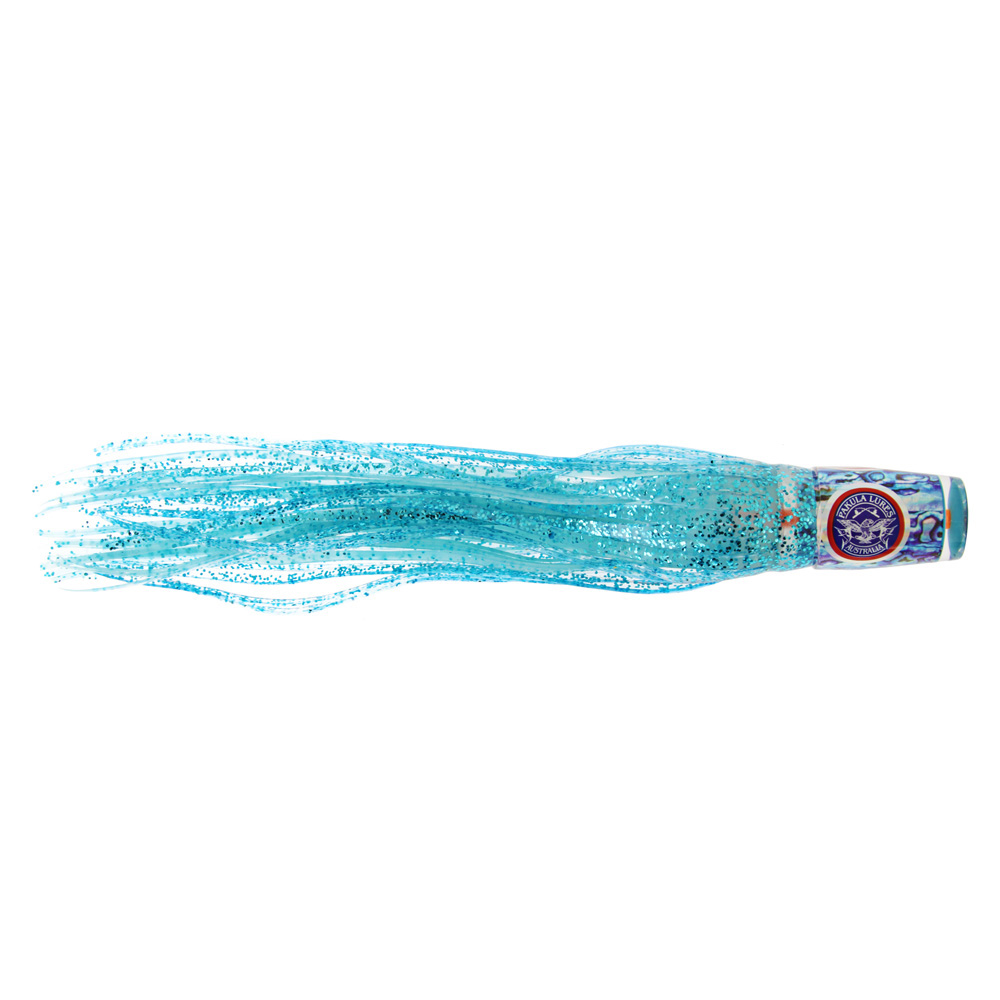 Pakula Paua Hothead Med Sprocket Game Lure 286mm Blue Crystal MT