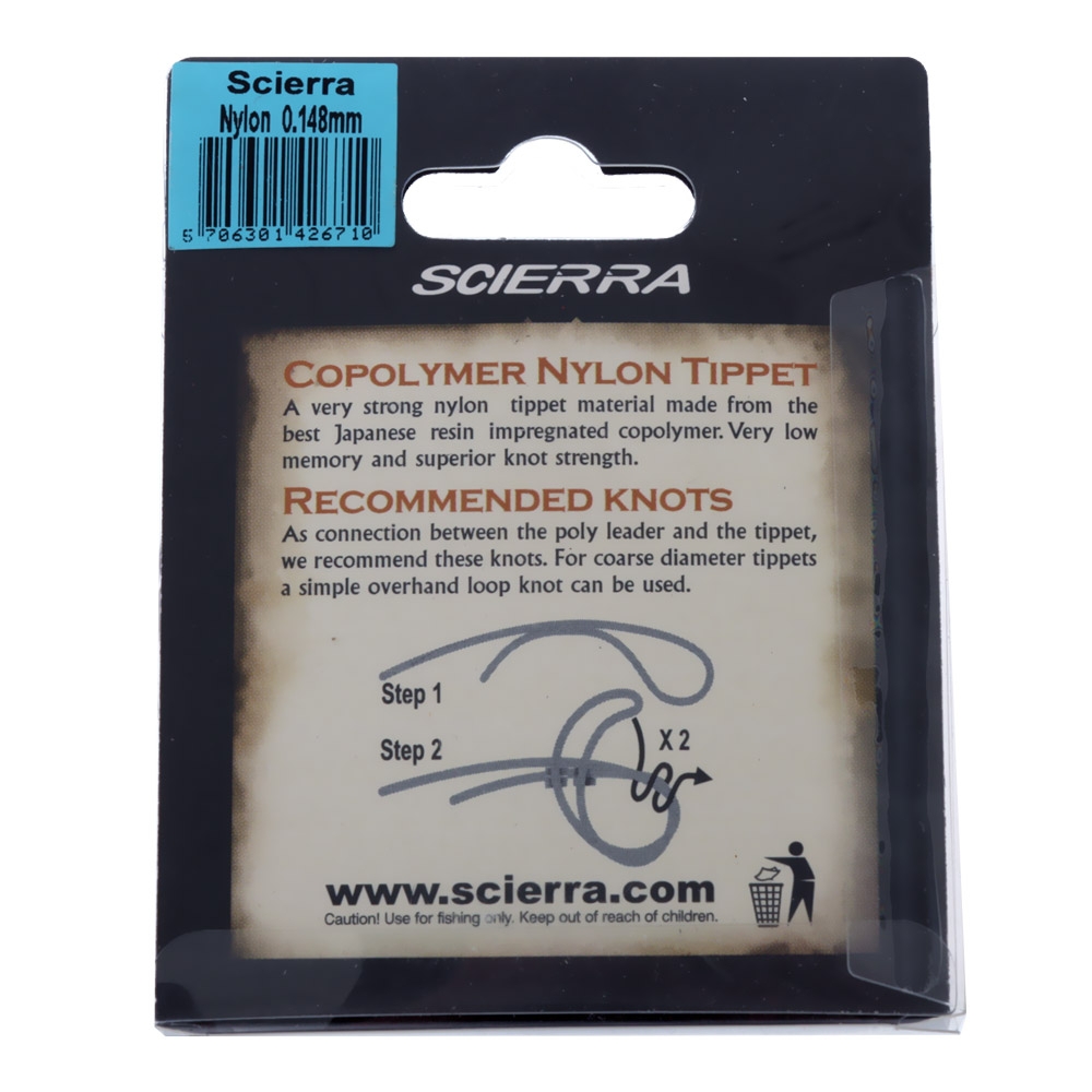 Scierra Tactical Co-Polymer Tippet 4lb 0.148mm 50m